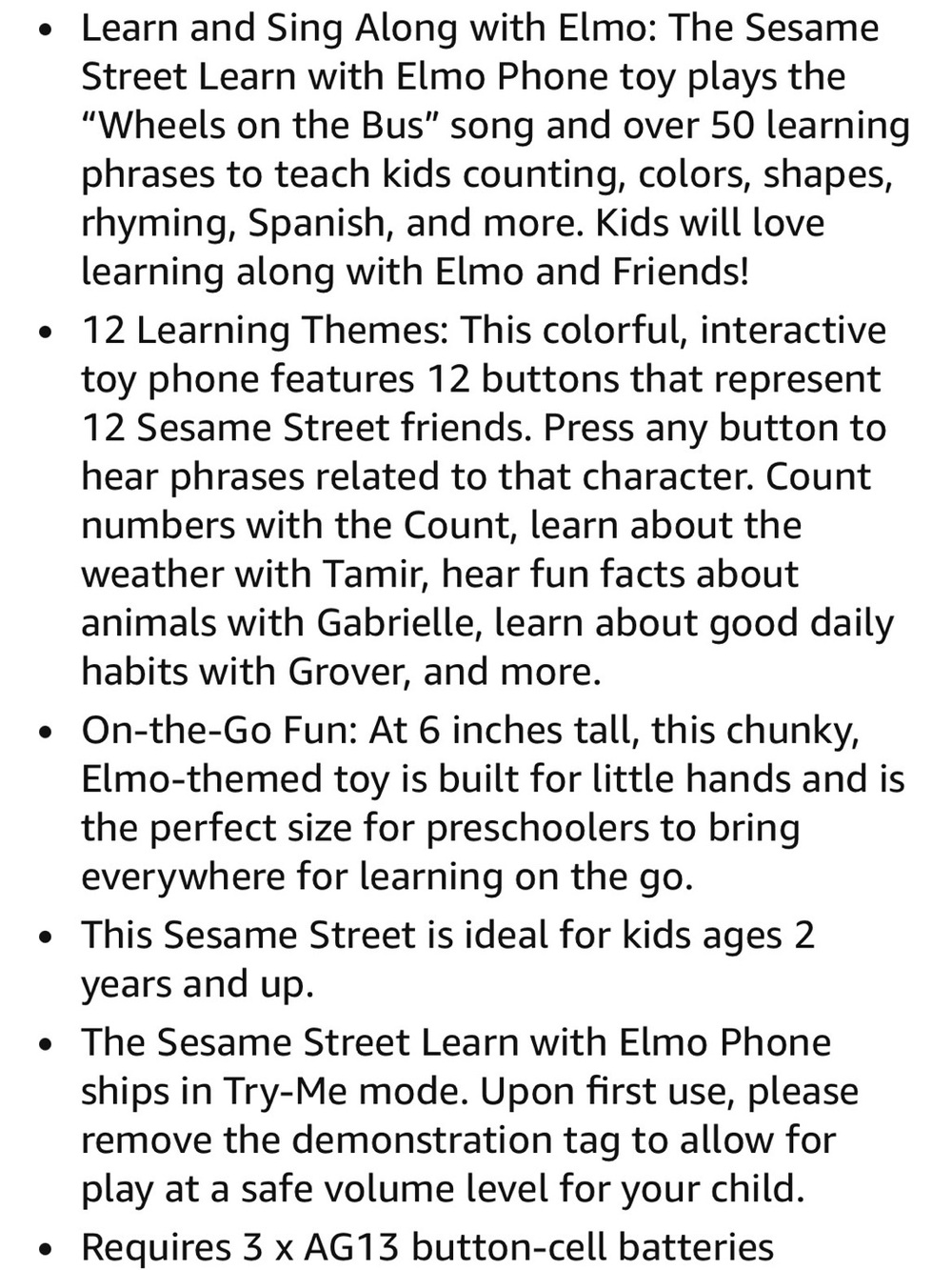 4/$20 Learn With Elmo Phone Sesame Street - Picture 11 of 11